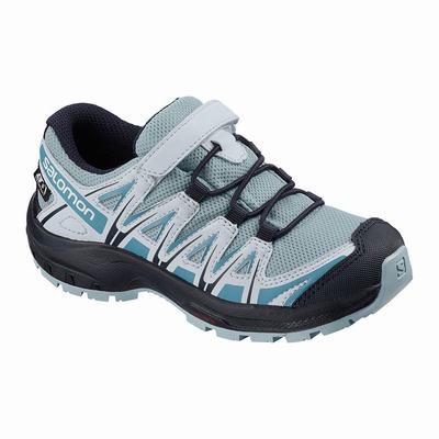 Salomon XA PRO 3D CSWP K - Lasten Vaelluskengät - Harmaat Sininen